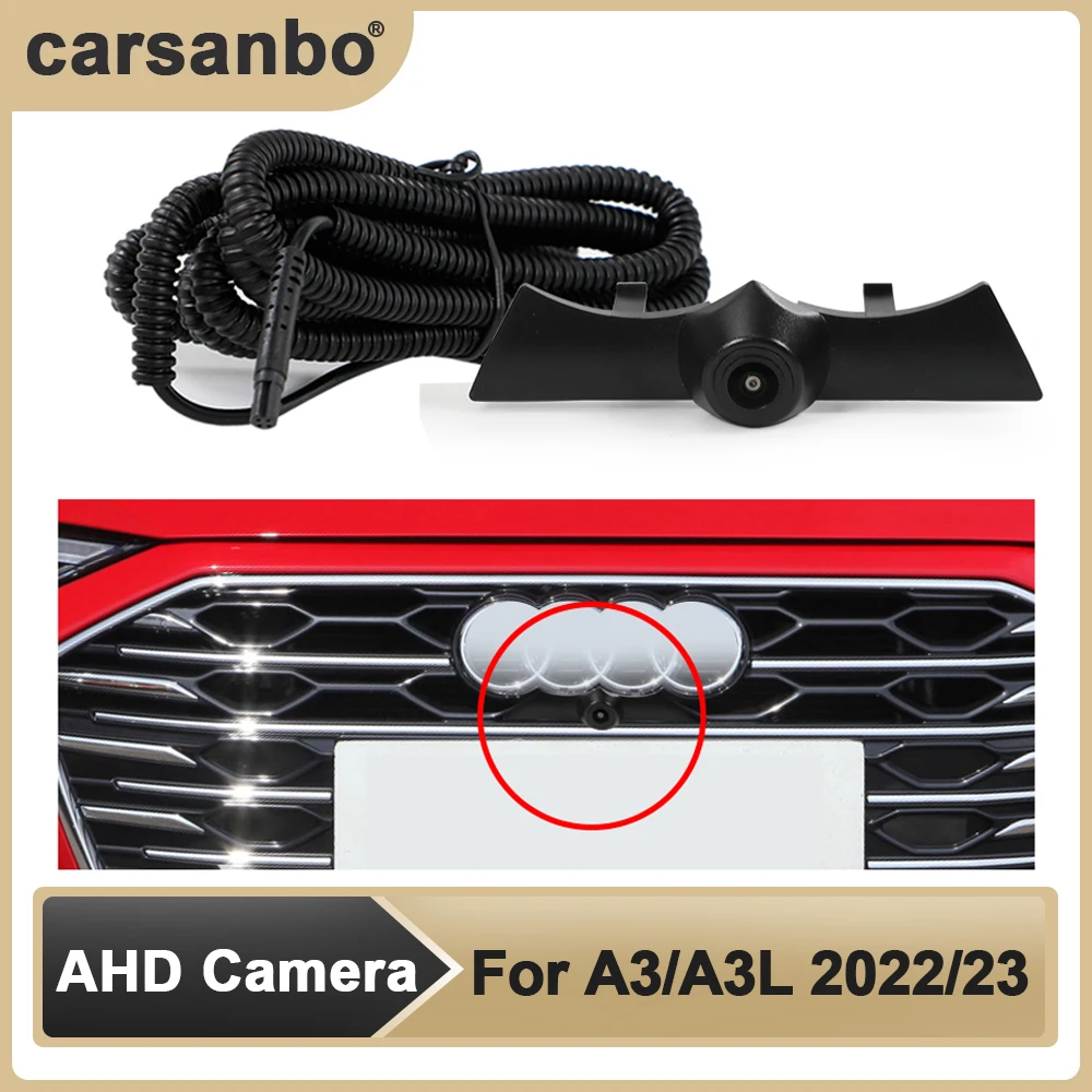 

Car AHD Front View OEM Camera Night Vision Fisheye Wide Angle 150° Camera for Audi 2022/2023 A3/A3L Parking Monitoring System