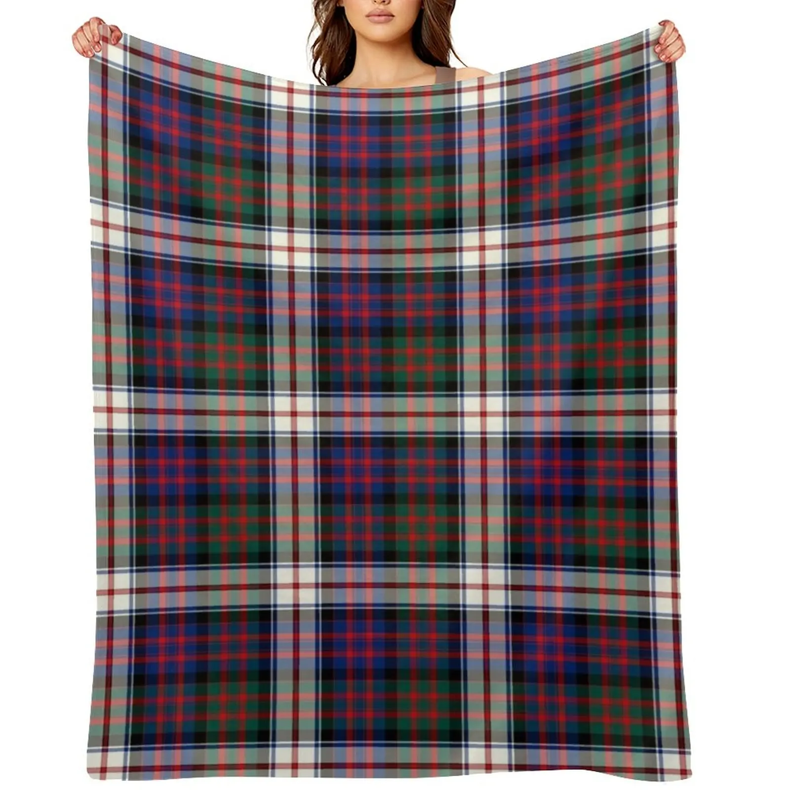 

MacDonald Clan Tartan (Dress) Throw Blanket Decoratives warm winter for winter Sofa Quilt Blankets