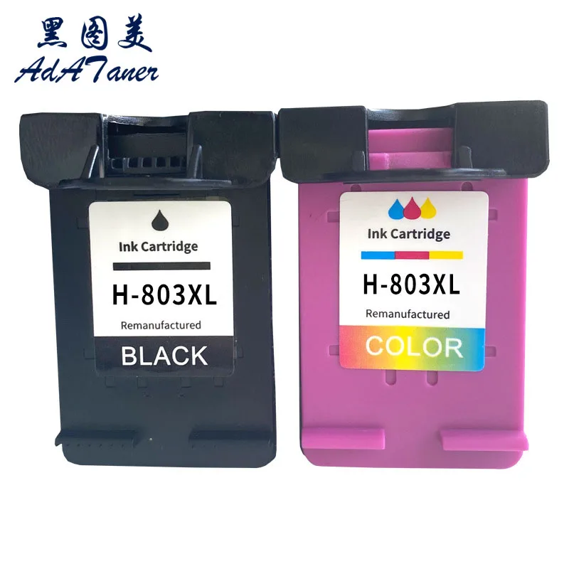 803 XL 803XL Premium InkJet Ink Cartridge For HP803 For DeskJet 1110 1115 2130 2135 3630 ENVY 4520 OfficeJet 3830 4650 Printer