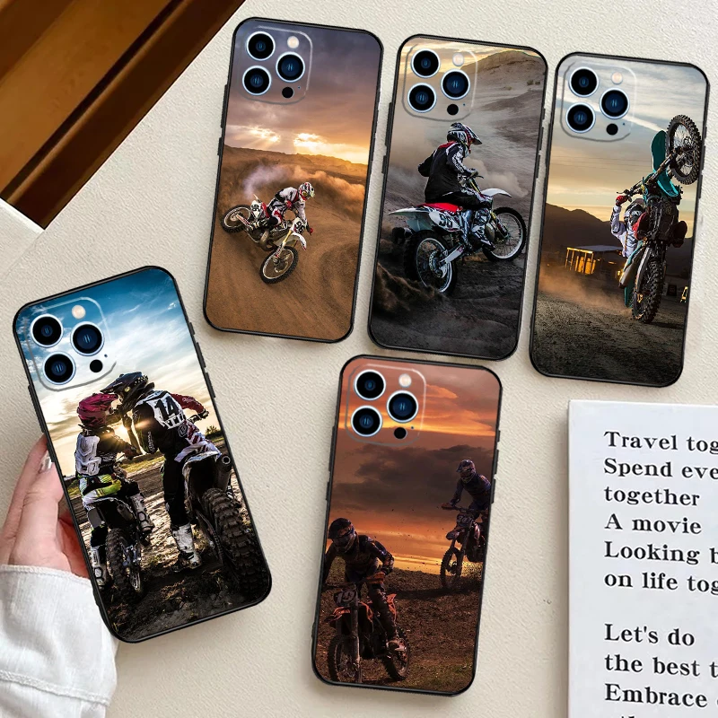 Moto Cross Motorcycle Sports For Realme 10 11 12 13 14 Pro Plus GT6 GT7 15 Pro C61 C67 C63 C71 C55 C51 C65 C53 C75 Case