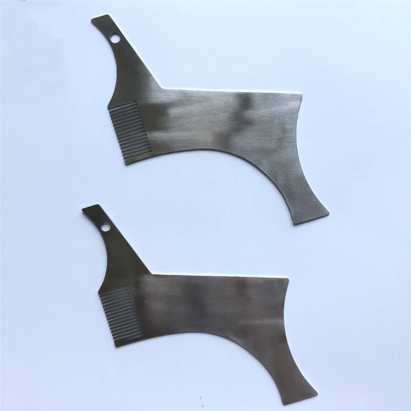 수염 머리 빗 남자 수염 쉐이핑 스타일링 템플릿 남자 면도 도구 빗 Dropshipping