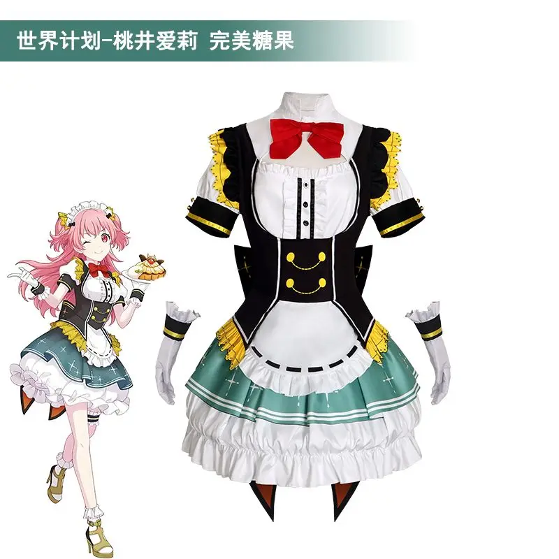 

Project Sekai‌ Momoi Airi Cosplay Costume skirt Anime Halloween Daily Dress skirt Clothing Accessories Anime Gift