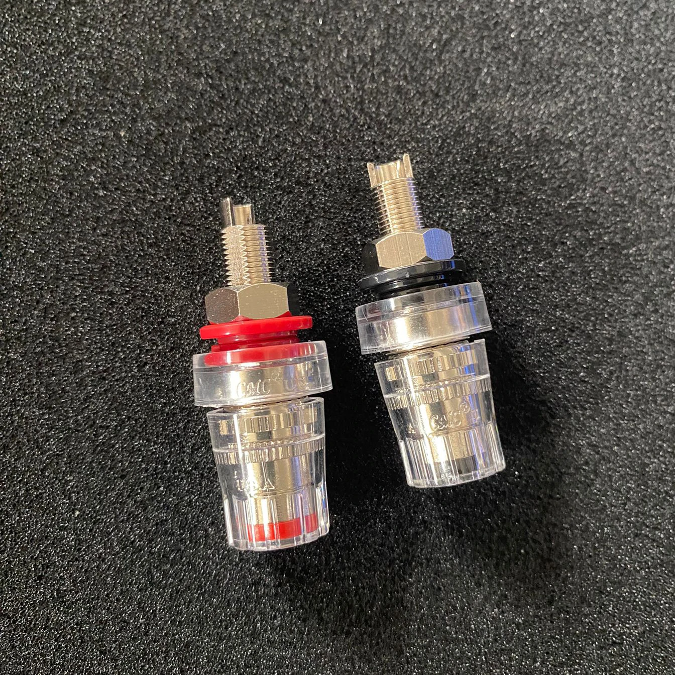 Pos pengikat pendek berlapis perak AG gaya CMC hifi, soket steker pisang, tiang pengikat konektor Terminal Speaker DIY