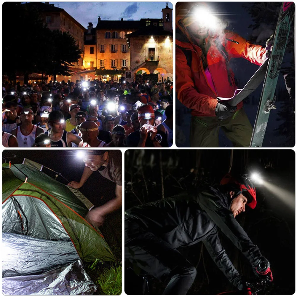 

Upgraded Sensor Rechargeable LED Headlamp Waterproof USB Outdoor Headlight Adjustable Anti-Slip Headband Intelligent Sensor