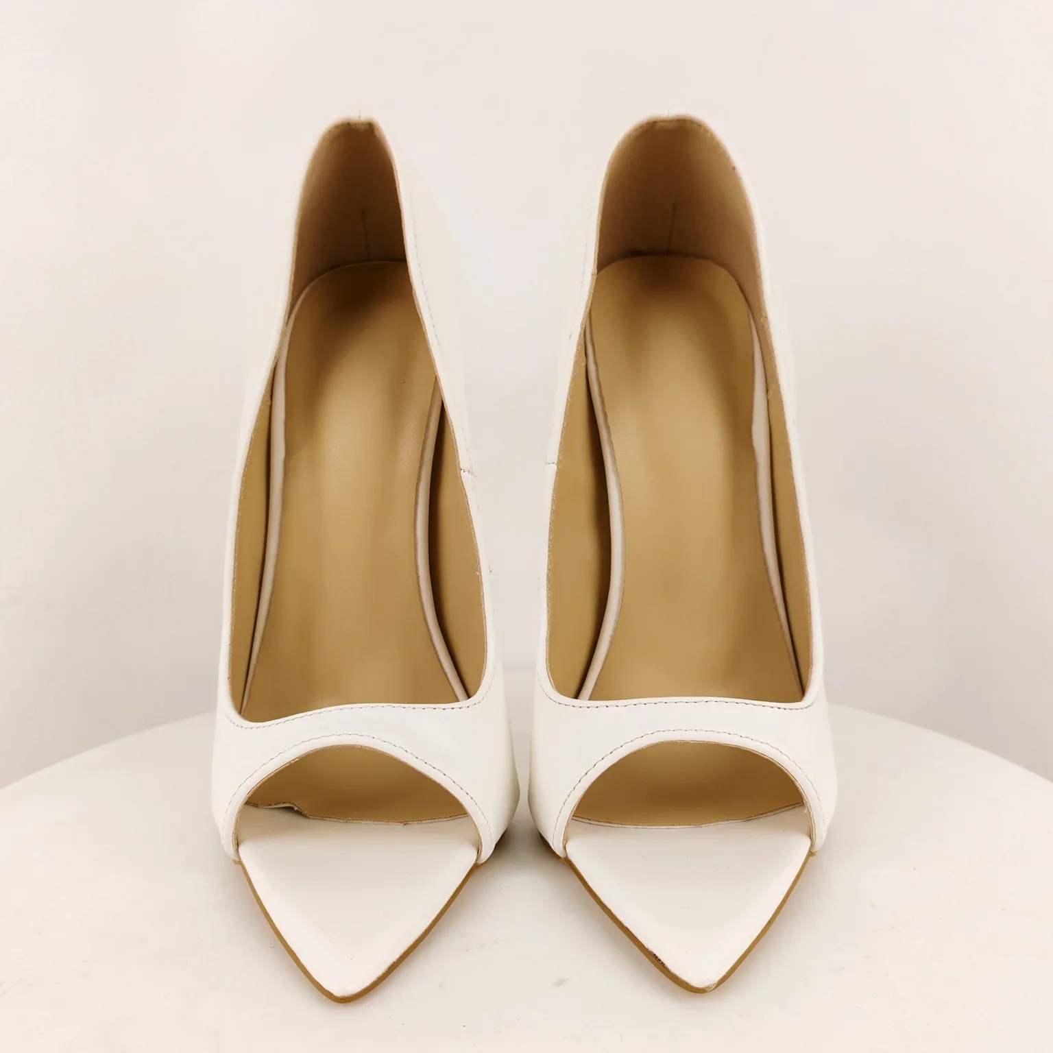 Open Toe Pointed Metallic Leather Stiletto Sexy Pumps Sandal Summer Dressing Fashion Sample Thin High Heel Party Women Shoes