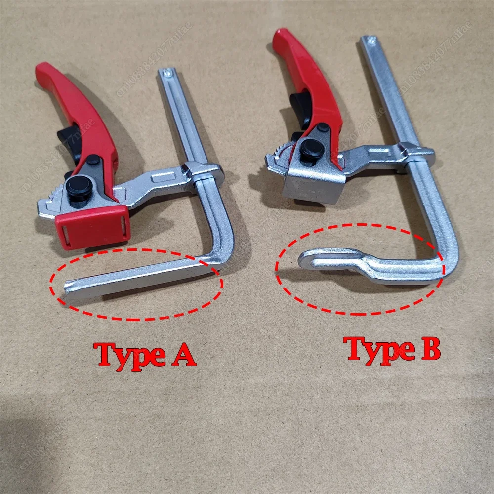 Woodworking Quick Guide Rail Clamp 7 Different Sizes F Clamp MFT Clamp for MFT and Guide Rail System Hand Tool Woodworking DIY