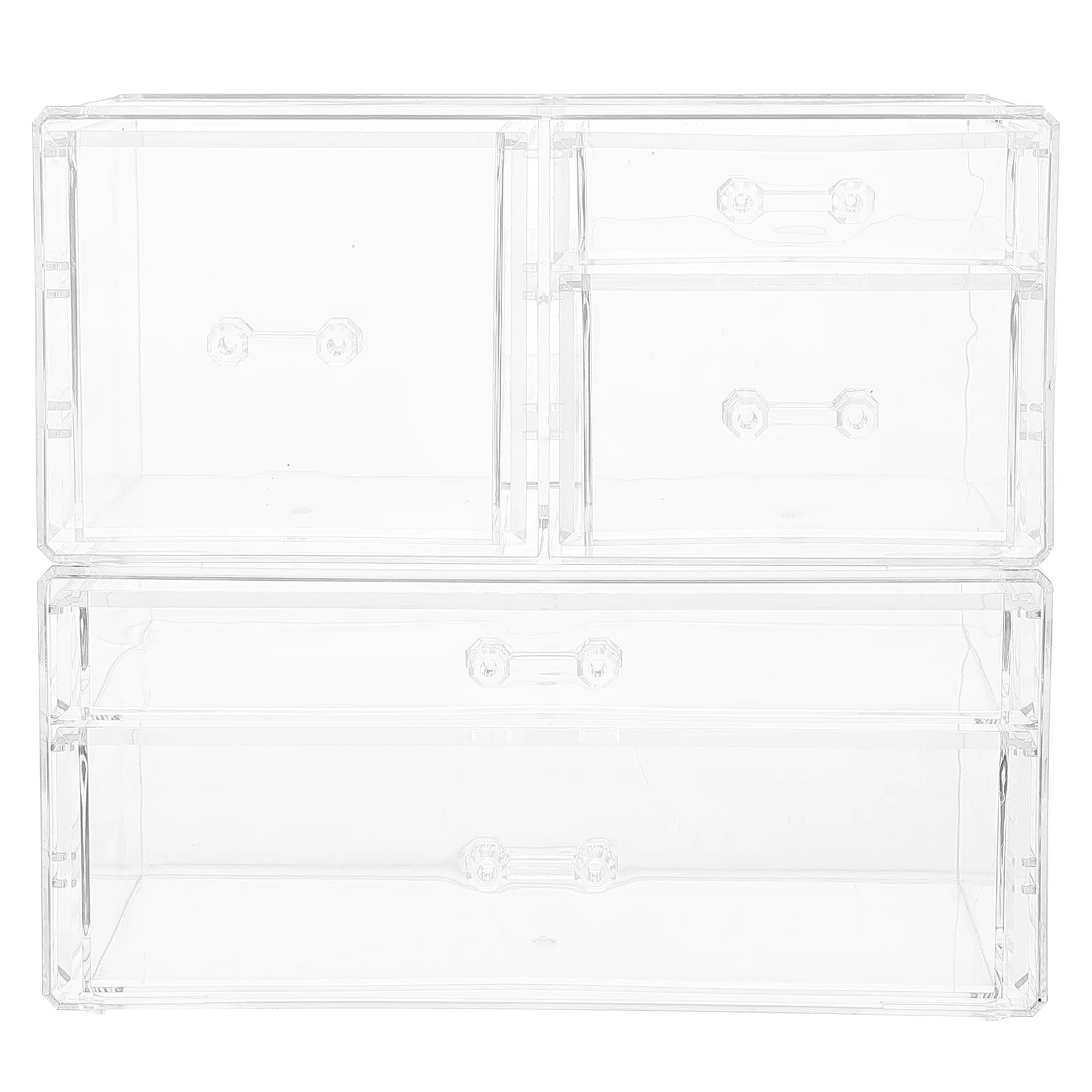 

Storage Box Drawer-Type Transparent Desktop Jewelry Organizer Makeup Case Multi-Layer Household Storage Container