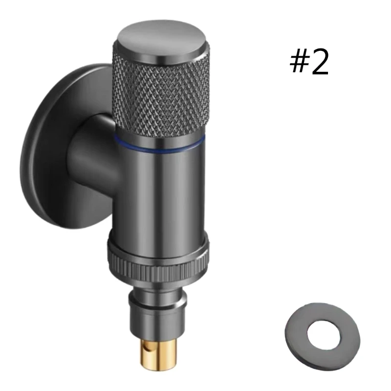 

Heavy-Duty Brass Water Shut-Off Valves Stop Valves G1 2 4 for LaundryRooms Dropship