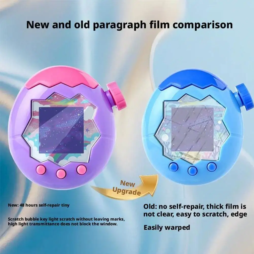 For Tamagotchi Screen Protector For Magochi Miz Film ParadiseTPU Water Gel HD Scratch Resistant Button Protective Film