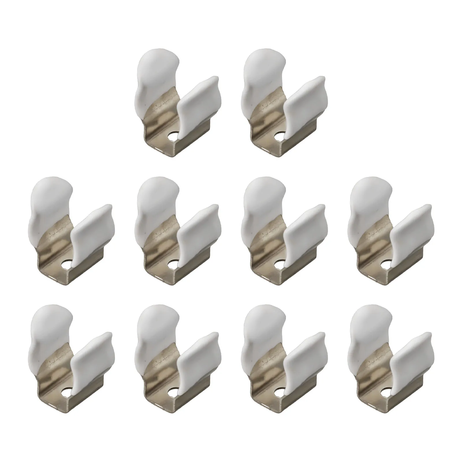 10PCS Tools Spring Terry Clips Narrow Base Heavy Duty Tool Storage Hangers Home Hardware Accessories 10mm-28mm Plastic