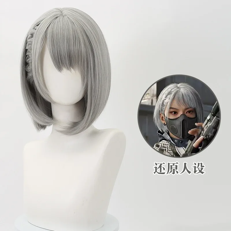 Delta Force Action Ma Xiaowen griffe du mal Cosplay perruque Anime perruque avec bonnet de cuir chevelu simulé et tresses incluses