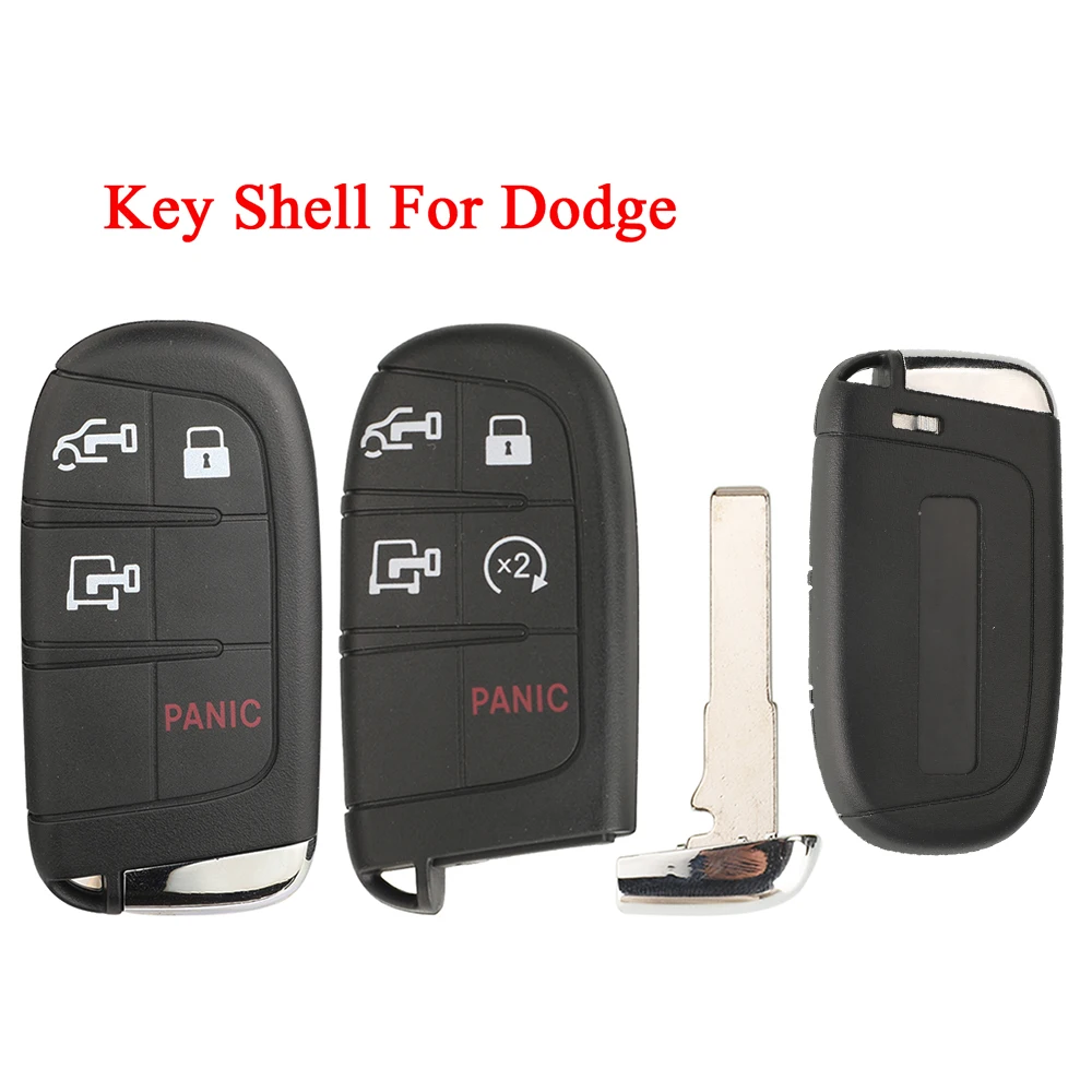 Carcasa de Llave Inteligente de 4/5 Botones para Dodge Ram Promaster 1500 2500 3500 2022 2023, Funda Protectora para Llave