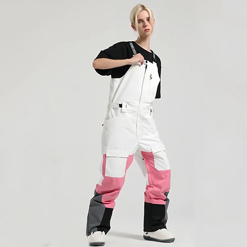 Women Winter Skiing Pants 2025 New Warm Clothes Outdoor Waterproof Skiwear Windproof Ski Pants Sports Breathable Snow Overalls