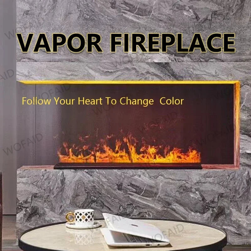 Unique Water Vapor Fireplace with Multi Colored Flames Remote Included Fire Place  Vapor 3d  Electric Fireplace Water Steam