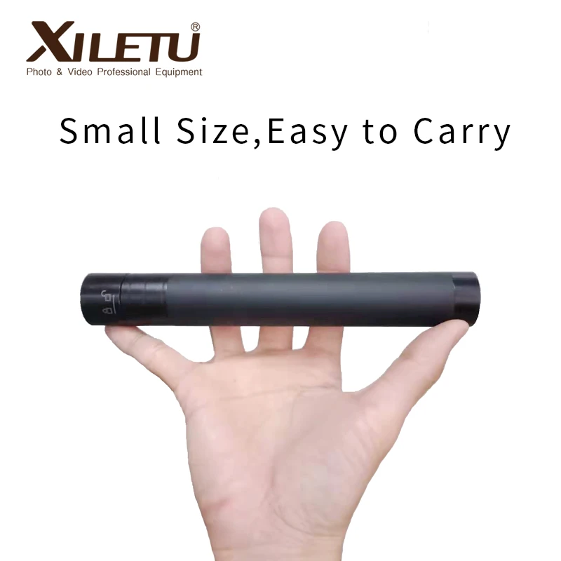 XILETU GP73A asta di prolunga regolabile portatile bastone retrattile pieghevole per stabilizzatore della testa del treppiede Selfie Stick Photography