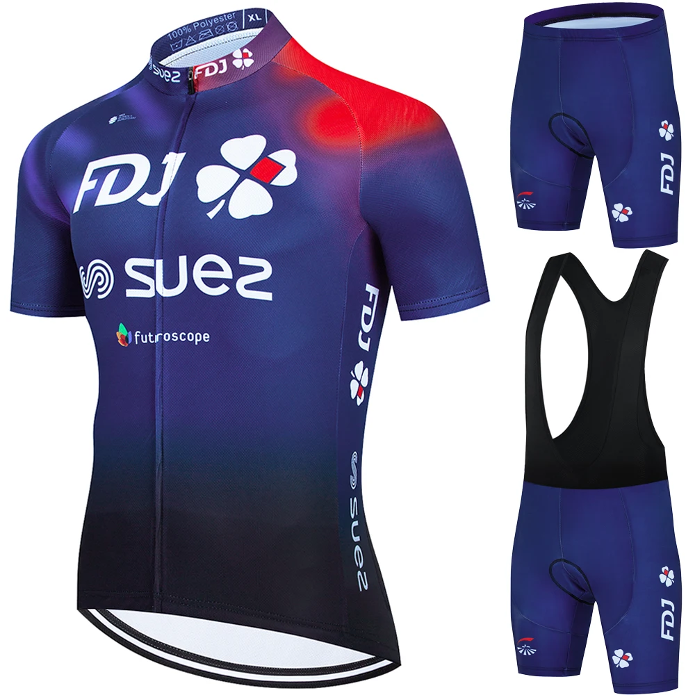 

Cycling Jersey Men 2026 2026 Cycle Spring Summer FDJ Sports Set Mens Clothes Bicycle Uniform Bike Man Men's Suit Male Jacket Bib
