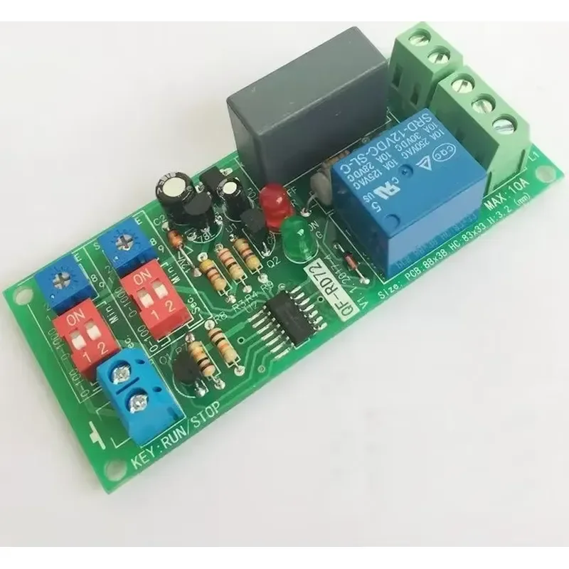 Dual Time Adjustable Cycle Delay Timing Repeat ON OFF Switch Infinite Loop Timer Module For arduino
