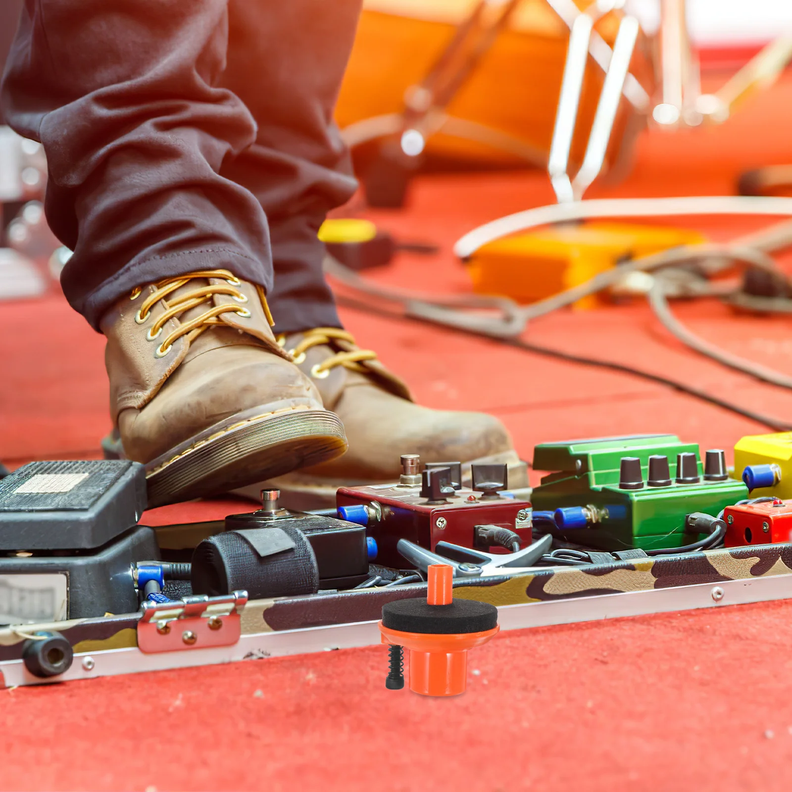 

Pad Hi-hat Stand Accessories Cushions Cymbals Replacement Supplies Drum Red Clutch