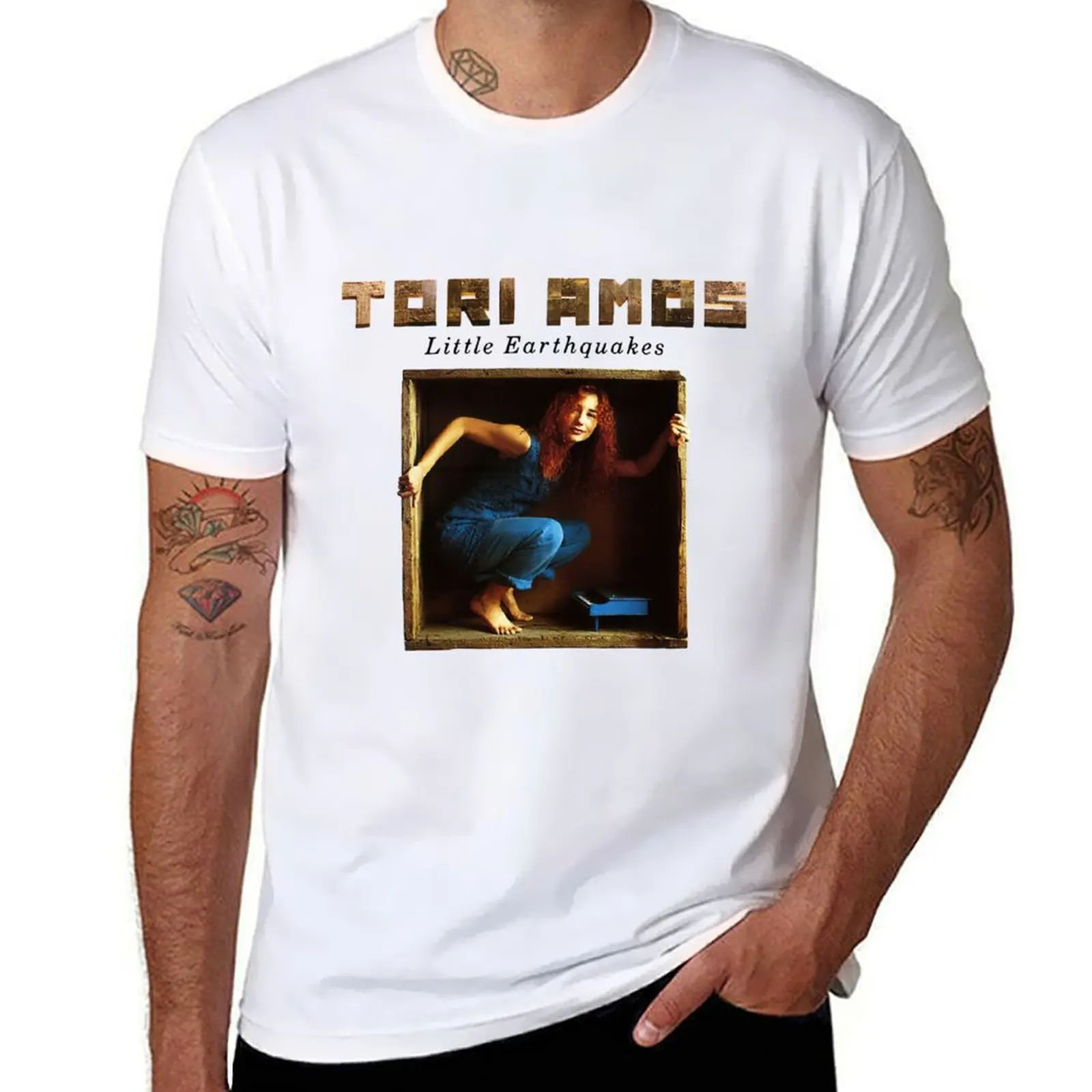 Tori Amos Little Earthquakes T-Shirt T-shirts oversize vintage anime shirt Anime t-shirt mens t shirts