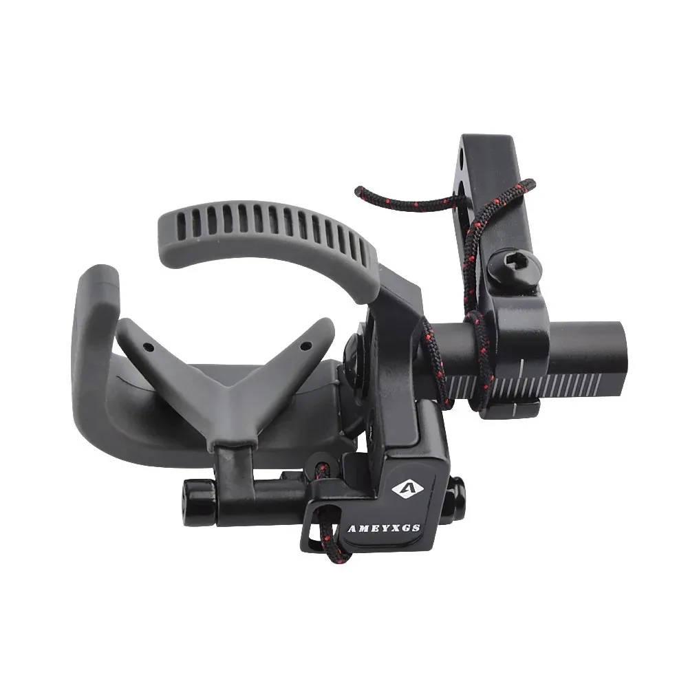 1pc D2 Drop Away Arrow Rest Aluminum Alloy Four Way Micro Adjustable High Speed Fall Away Bow Support Compatible with Left Right Hand Compound Bow Stable Anti Vibration Archery Gear for Outdoor Hunting Target Shooting Training Accessories