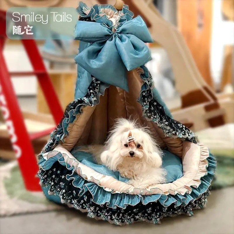 Pet Fashion House: Multi-functional Transformable Pet Kennel | Victorian Style | Removable & Washable | For Cats & Dogs