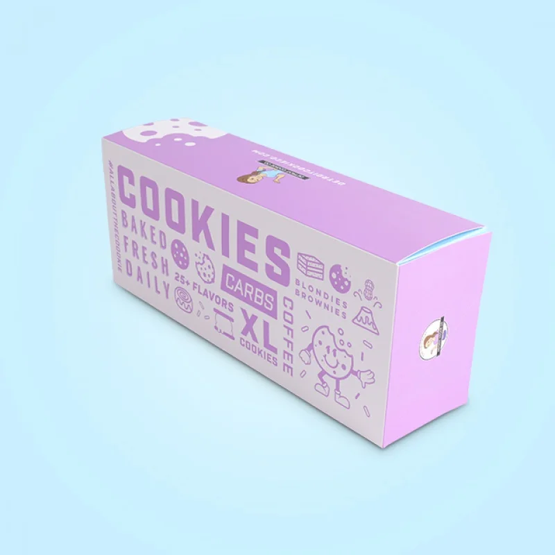 Customized productCustom Logo Printed Take Away Food packaging Bakery Donuts Paper Box