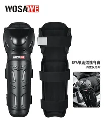 WOSAWE Off Road Motorcycle Sport Kneepads Roller Skating Anti Fall Leg Guards Long Style Skiing Knee Protector ML311