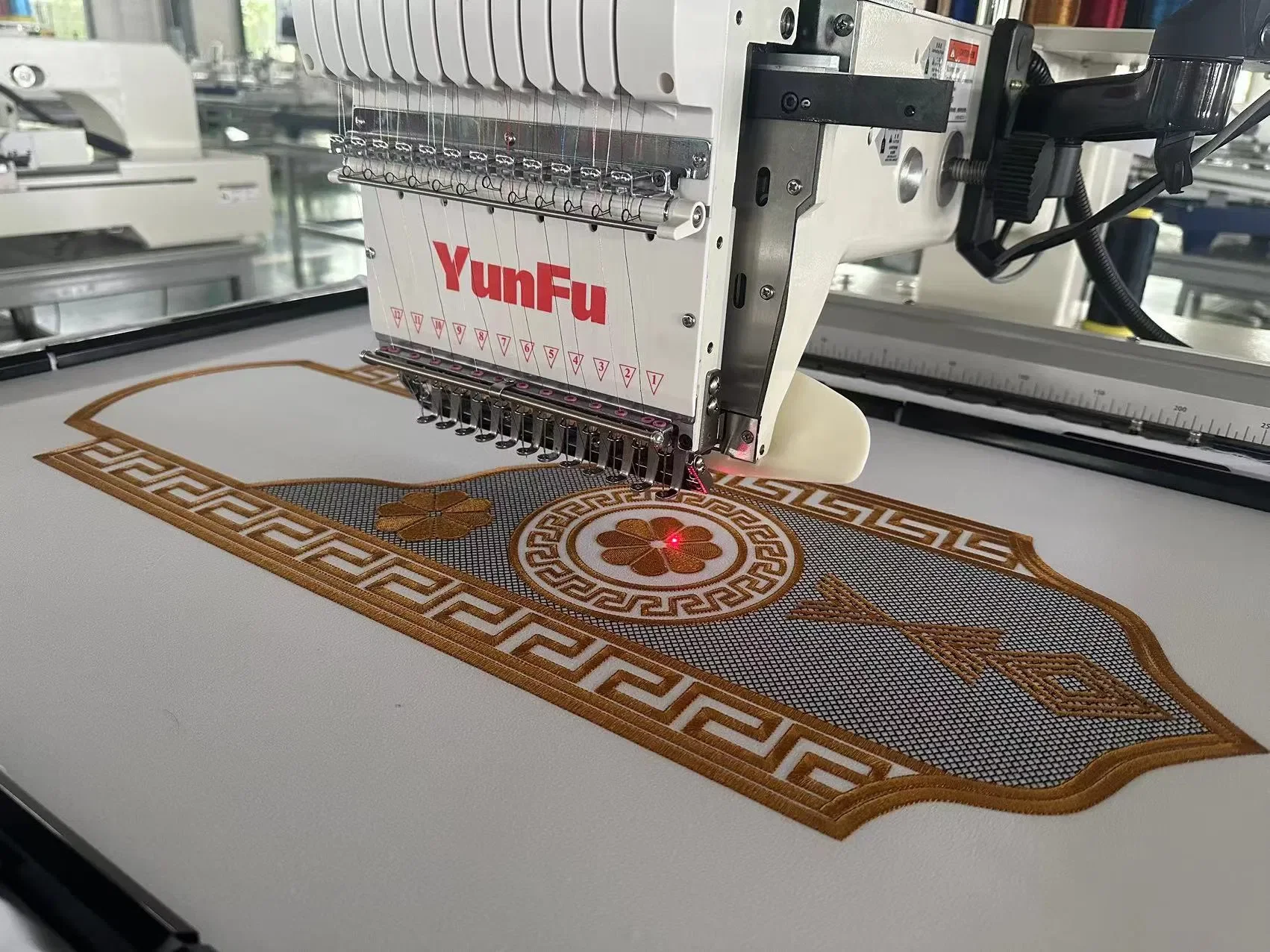 DDP Single Head 12 15 Needles Embroidery Machine With Best Price 1200prm
