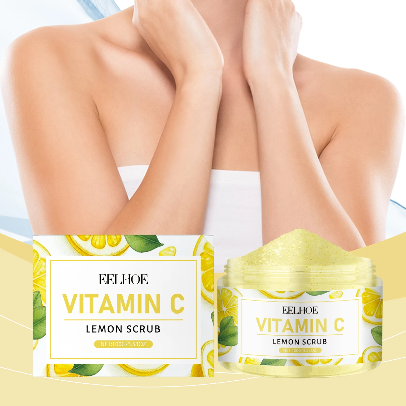 Lemon Vitamin C Scrub Effectively Remove Aging Cuticles Regulates Pigmentation Reduce Local Dullness Exfoliating Face Care Cream #1