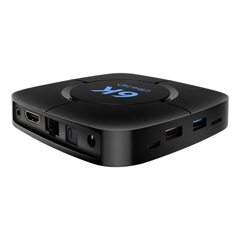 T23C 6K Android 14.0 TV BOX 2GB RAM 16GB ROM RK3518/RK3528 2.4G/5G Wifi 6K Media Player Set Top Box UK-Plug