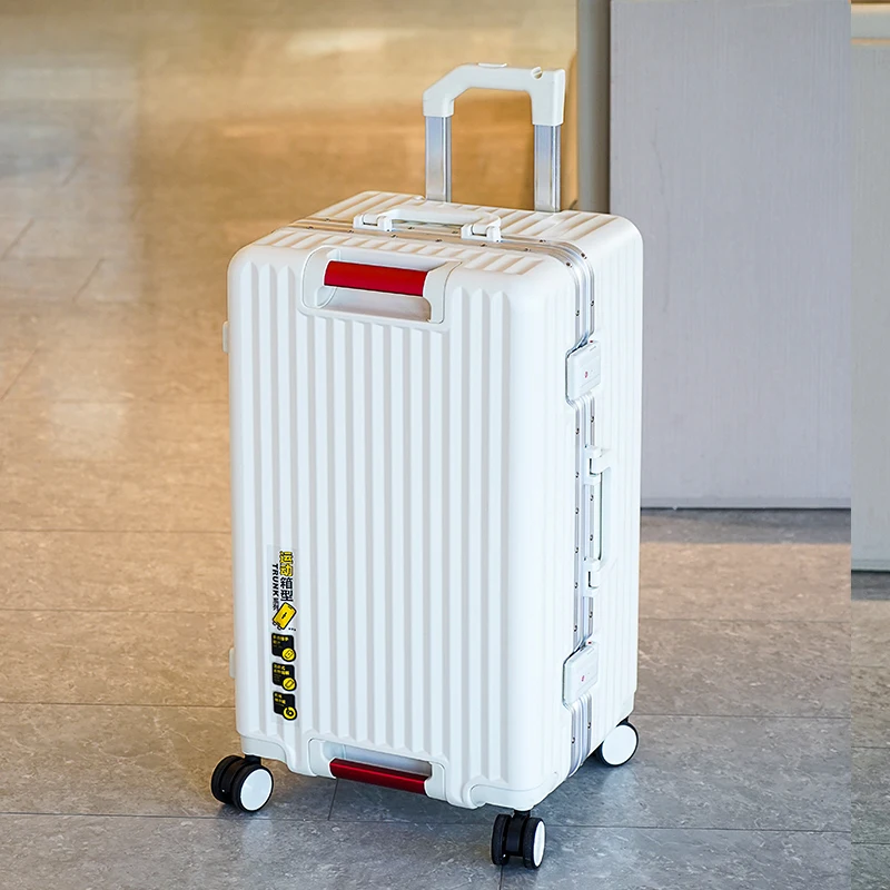 

Travel Suitcase 20-28 inch Female Trolley Case Male Aluminium-framed Luggage Multi-directional Wheels Password Carry-on Luggage