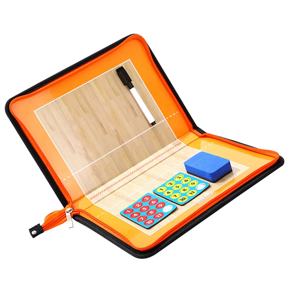 Magnetic Zipper-style Tactical Board Volleyball Whiteboard Dry Erase Clipboard Training