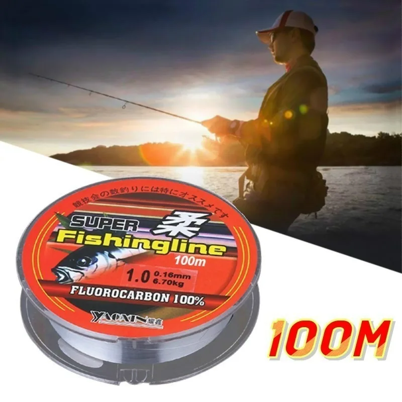 Fishing Line Nylon Fluorocarbon 100M High Strength Freshwater Saltwater Wire Outdoor Fishing Line Tool Pesca 0.8/1/2/3/4/5/6