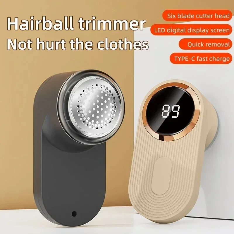 USB Rechargeable Lint Remover Fabric Shaver for Clothing LED Digital Electric Fluff Pellets Fuzz Remover Sweater Dropshipping