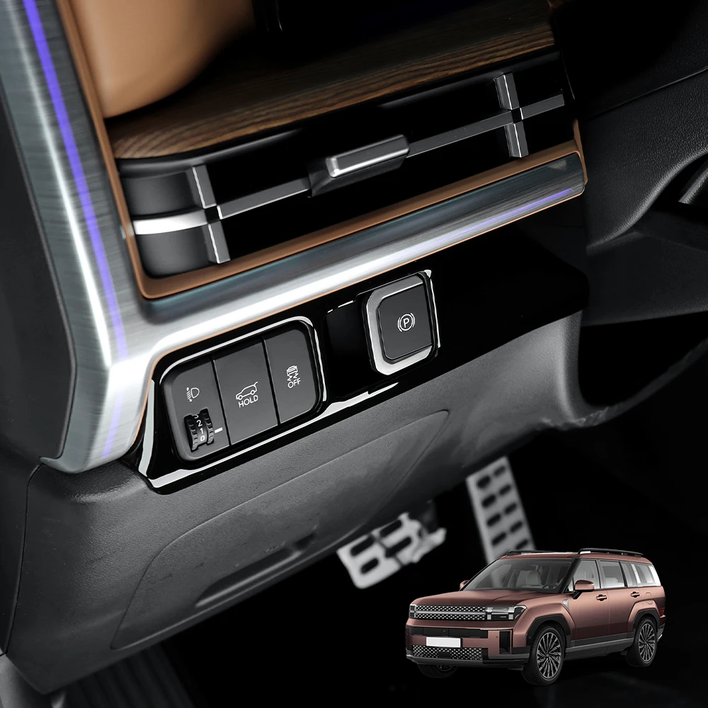 

RHD/LHD Headlight Adjustment Button Cover Automotive Interior Decoration Accessories For Hyundai Santa Fe MX5 2024 2025