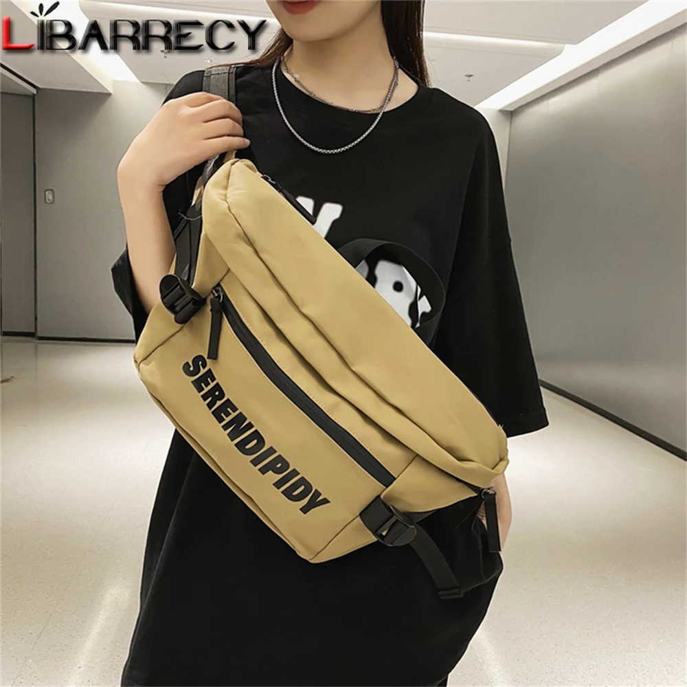 

Multifunctional Large-capacity Ladies Chest Bag Solid Color High Quality Oxford Cloth Women Shoulder Crossbody Bags Bolso Mujer