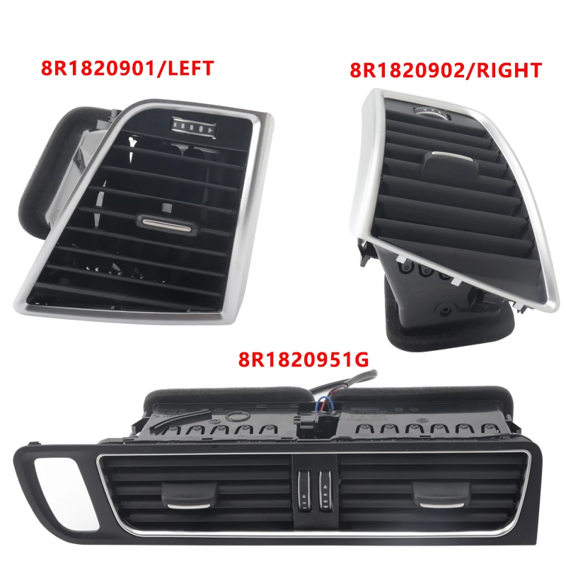 

Передняя насадка на приборную панель, вентиляционное отверстие для кондиционера 8R1820901 8R1820902 8R1820951G для Audi Q5 SQ5 2009-2017