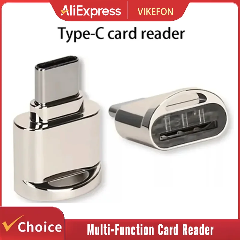 

Type-C TF Mobile Card Reader Zinc Alloy USB 3.1 Type-C for Xiaomi Huawei Samsung Laptop Multi-functional OTG Card Reader