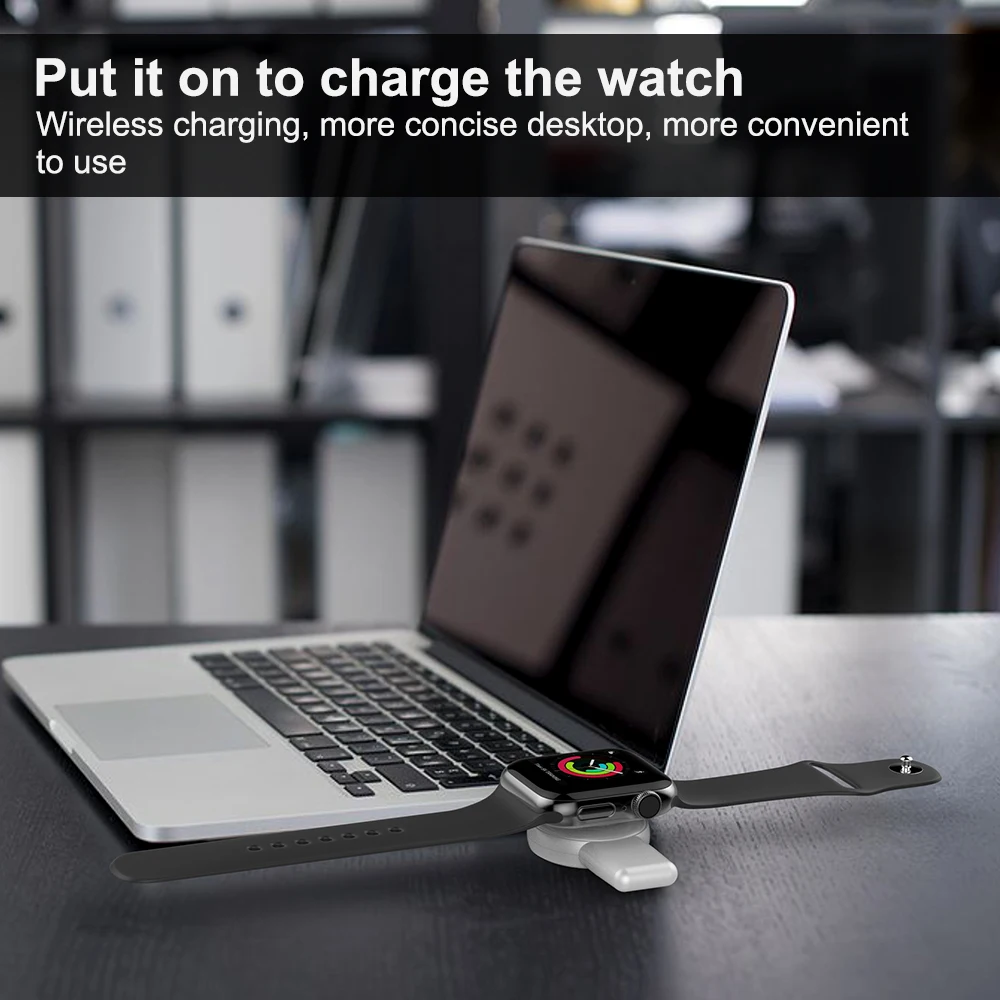 Portable magnetic 2 in 1 Apple Watch Wireless Charger 9 8 7 6 SE Samsung Galaxy 6/5/4pro/4/3 Active Fast Charging Station