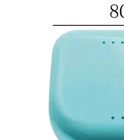 

1Pc Dental Plastic Denture Storage Box Teeth Container Fake Teeth Orthodontic Case Oral Care Tool