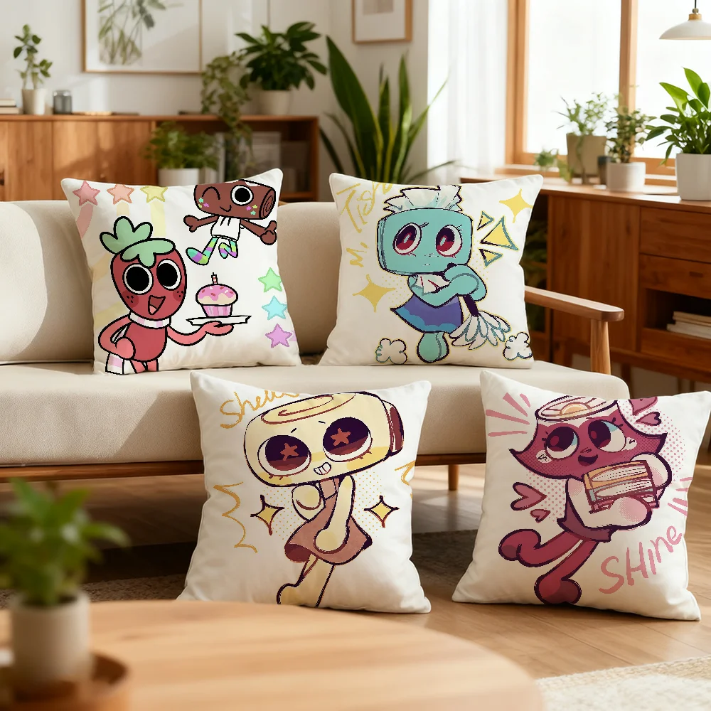 Cushion Cover Best Home World Office Cartoon Coffee Pillow Sofa Printing Decoration Room Shop Car D-Dandys Nordic Simplicity Hit