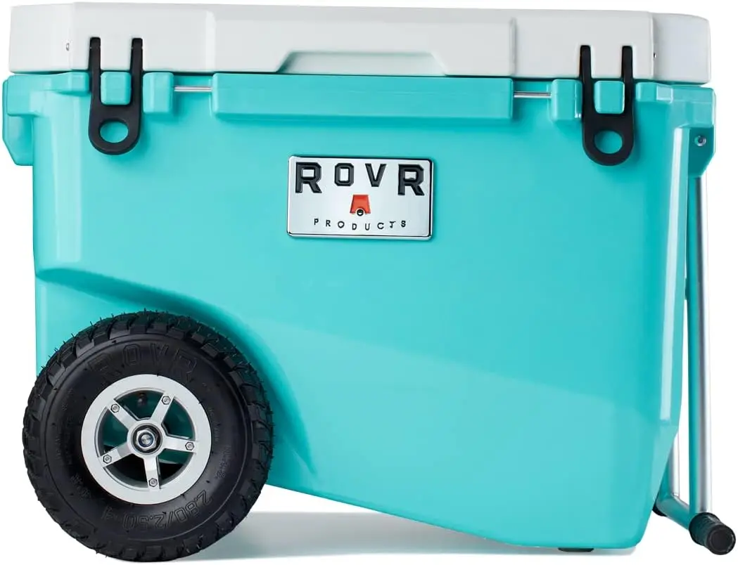 RovR Roll Rolling Cooler - The Perfect Ice Chest with Wheels and Handle for Outdoor Adventures and On-The-Go Refreshments