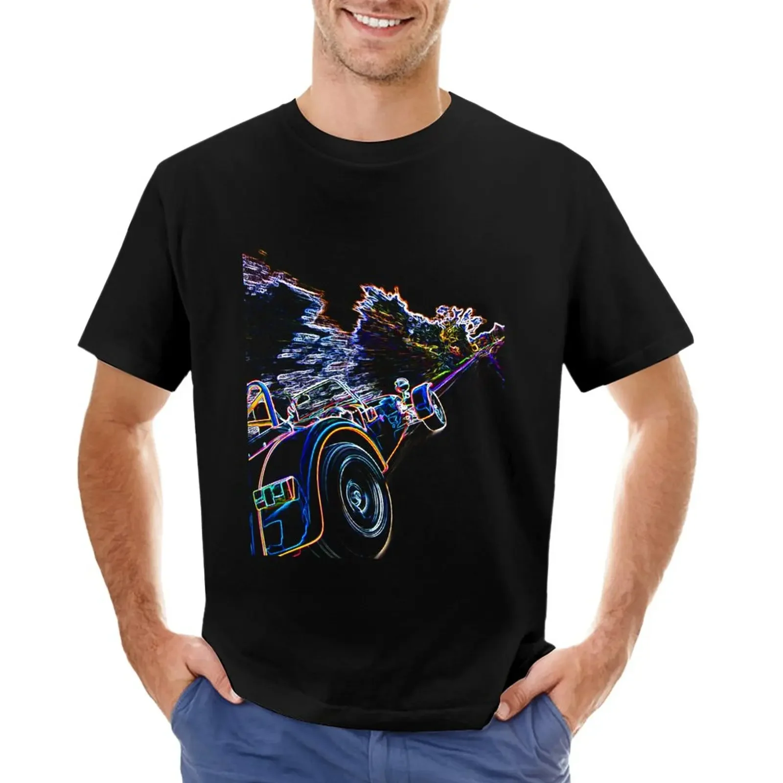 Caterham 7 Rear T-Shirt plus sizes customs mens graphic t-shirts