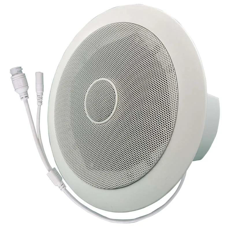 10W IP Public Broadcasting System TCP IP Protocol Network Indoor Active Ceiling Speaker for Audio Paging