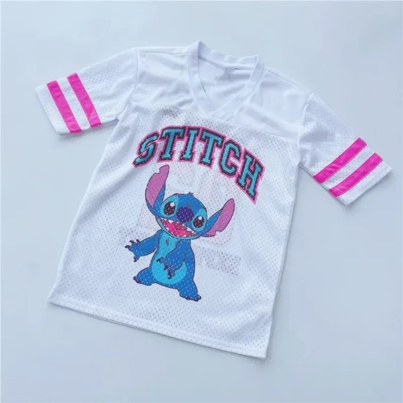 

Футболка Miniso Disney Family с короткими рукавами Stitch/Barbi, 2025 г.