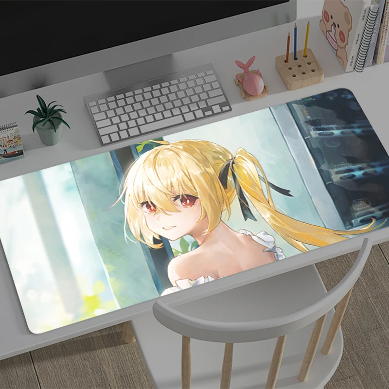

Игровой коврик для мыши Zenless Zone Zero Lucy, аксессуары для офисной геймерской клавиатуры, настольный коврик, нескользящий коврик для ПК, большой коврик для мыши в стиле аниме