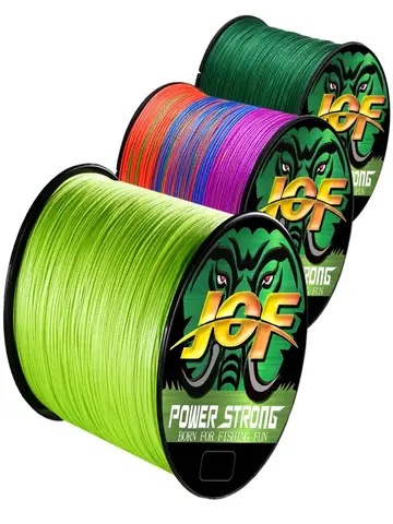 JOF 4 Strands Fishing Line 300/100M Braided PE Fishing Strong Fishing Line Multifilament Durable Fishing Line Tool
