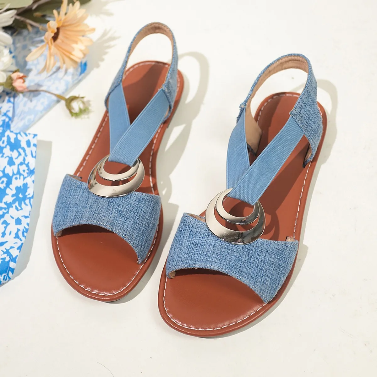 Women Shoes Plus Size 36-43 Summer Fashion Women Platform Sandals Casual Wedges Slip on Sandalias De Mujer Beach Shoes