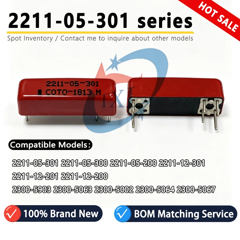 Import-COTO 2211-05-301-300-200 2211-12-301-201-200 2300-5903-5063-5002-5064-5067 DIP Multi-pole reed relay 100% Brand New