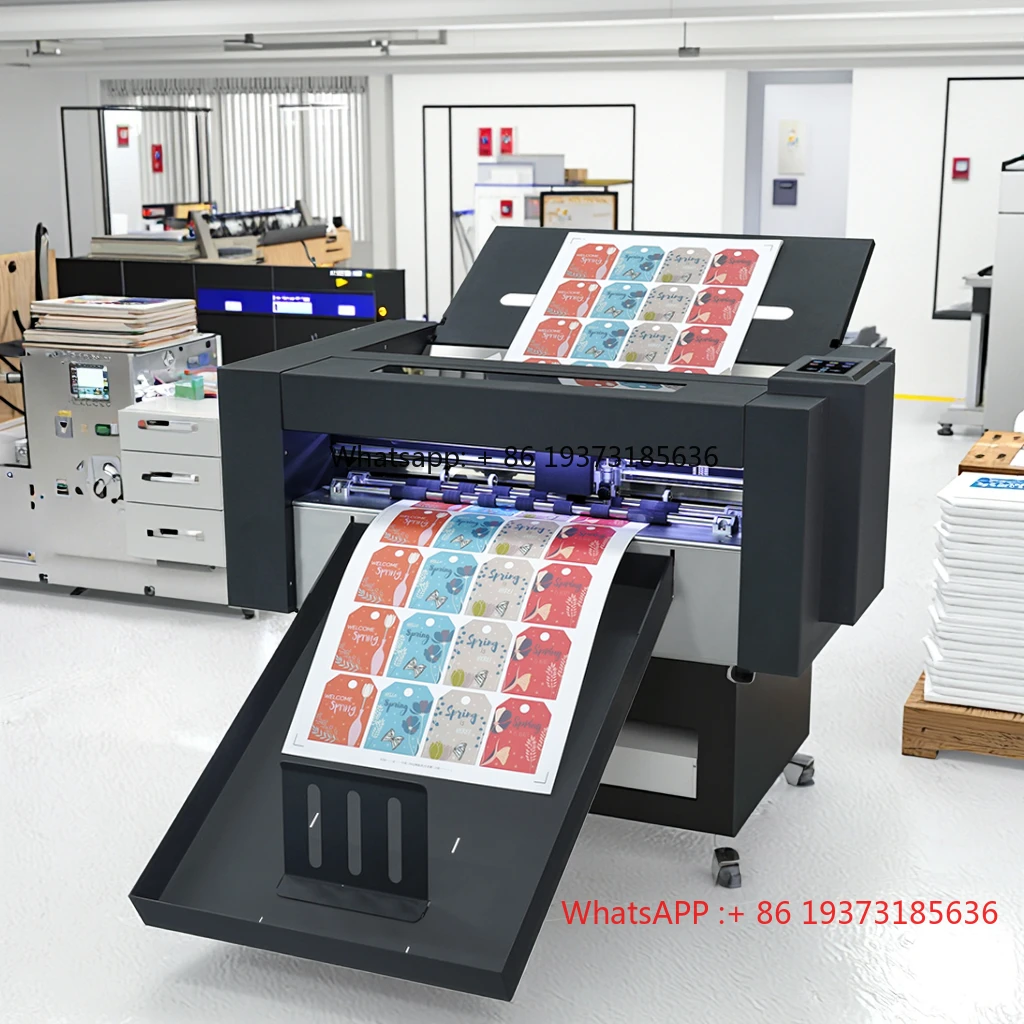 ZD350 Ultra Automatic Feeding Cutting Machine Servo Motor Sheet Sticker Cutter Plotter CCD Digital Die Cutting Machine